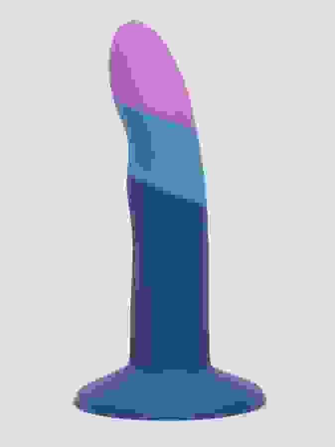 ROMP Piccolo Non-Realistic Dildo 5 Inch, Blue, hi-res